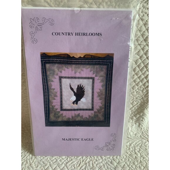 Country Heirloom Majestic Eagle Quilt Sewing Pattern - Picture 5 of 5